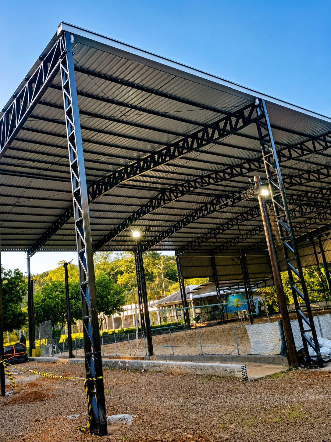 Barracão entregue pela Leão Sistemas Estruturais